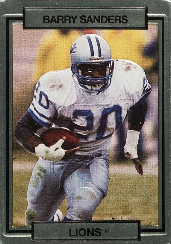 1990 Action Packed Barry Sanders #78 Football Card