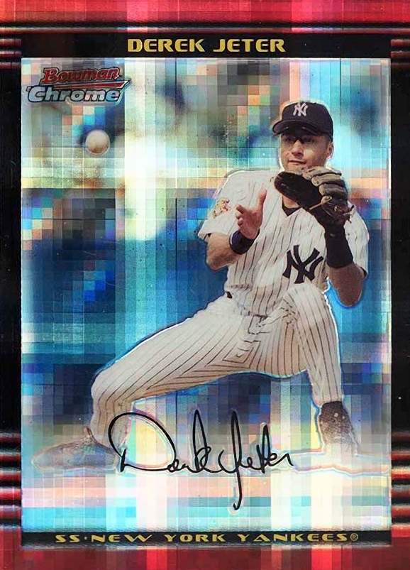 2002 Bowman Chrome Derek Jeter #2 Baseball Card