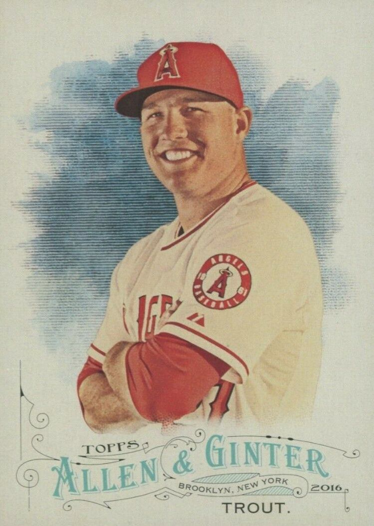 2016 Topps Allen & Ginter  Mike Trout #194	  Baseball Card
