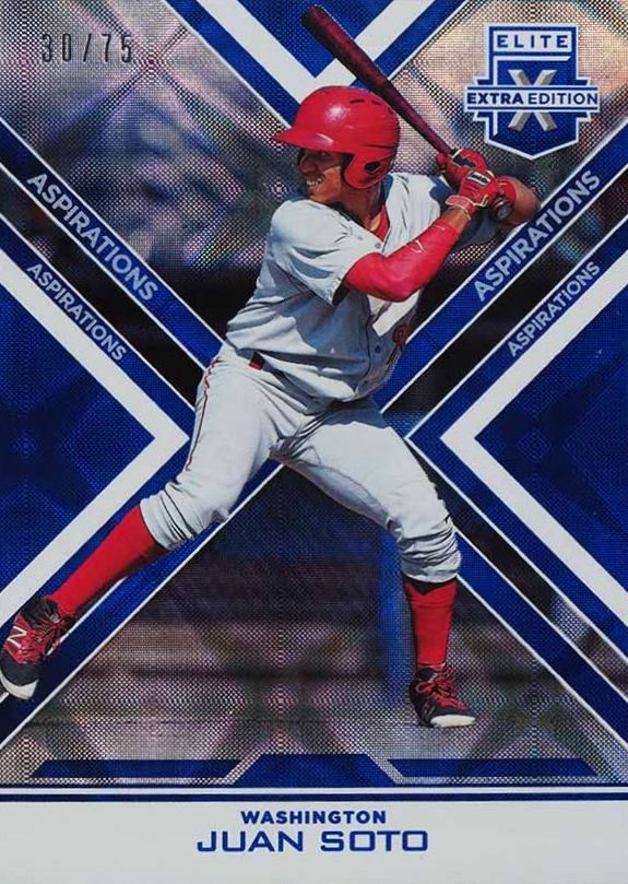 2016 Panini Elite Extra Edition Juan Soto #165 Baseball Card
