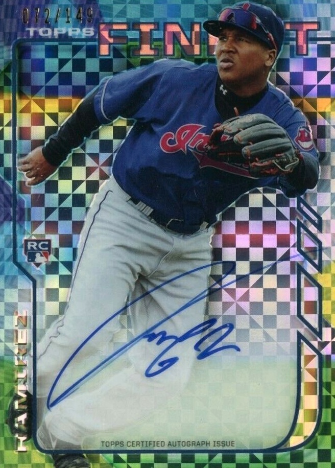 2014 Finest Rookie Autograph Jose Ramirez #RA-JR Baseball Card