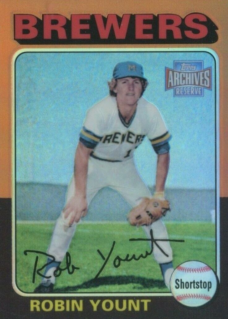 2001 Topps Archives Reserve Robin Yount #86 Baseball Card
