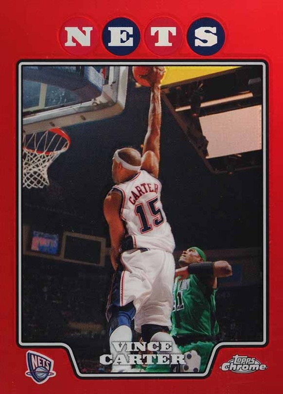 2008 Topps Chrome Vince Carter #115 Basketball Card