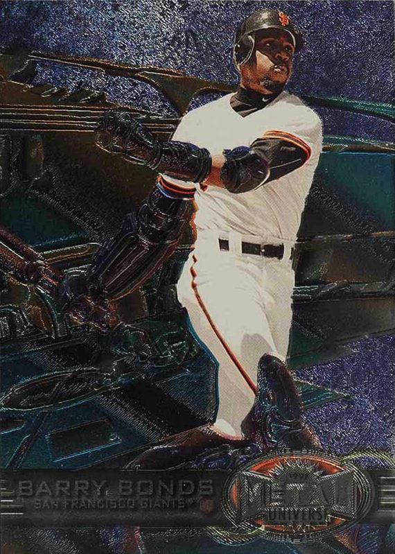 1997 Metal Universe Barry Bonds #242 Baseball Card