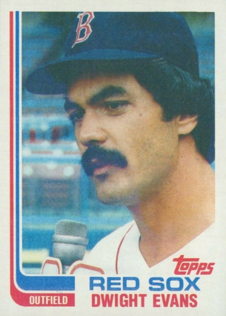 1982 Topps Dwight Evans #355 Baseball Card