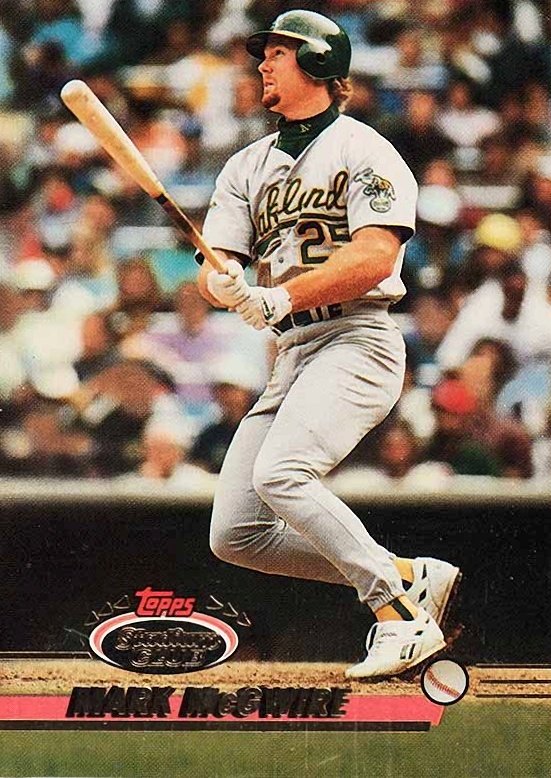 1993 Stadium Club Mark McGwire #478 Baseball Card