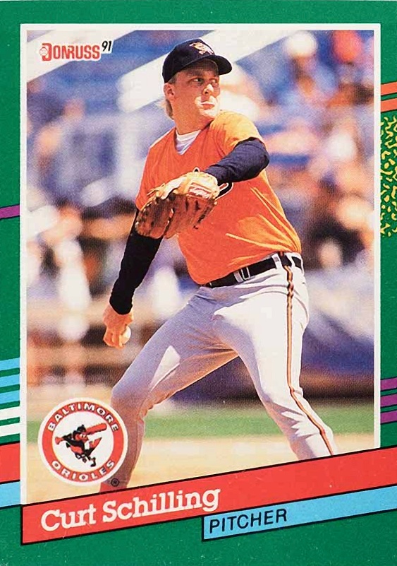 1991 Donruss Curt Schilling #556 Baseball Card