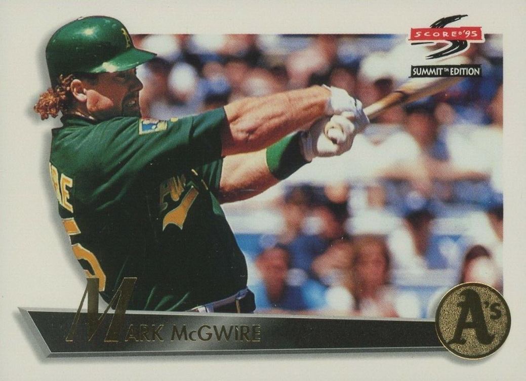 1995 Summit Mark McGwire #27 Baseball Card