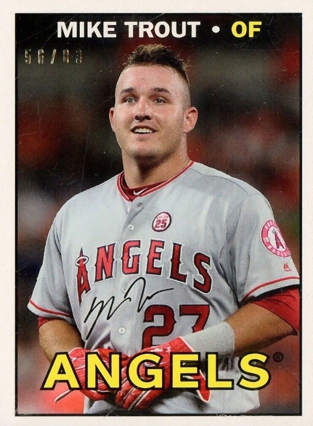 2019 Topps Transcendent VIP Party Mike Trout Through the Years Mike Trout #1967 Baseball Card