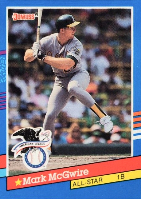 1991 Donruss Mark McGwire #56 Baseball Card