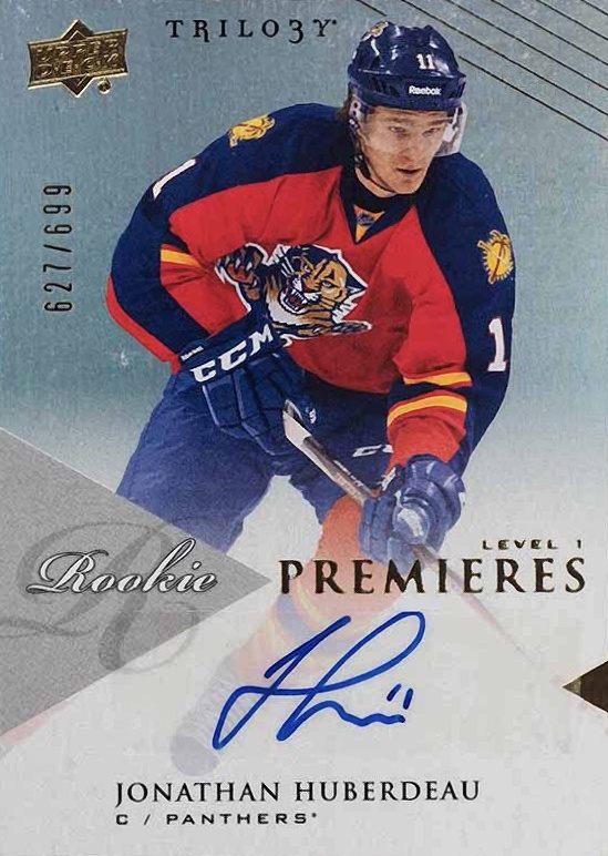 Jonathan Huberdeau 2020 Upper Deck Game-Used Jersey Card