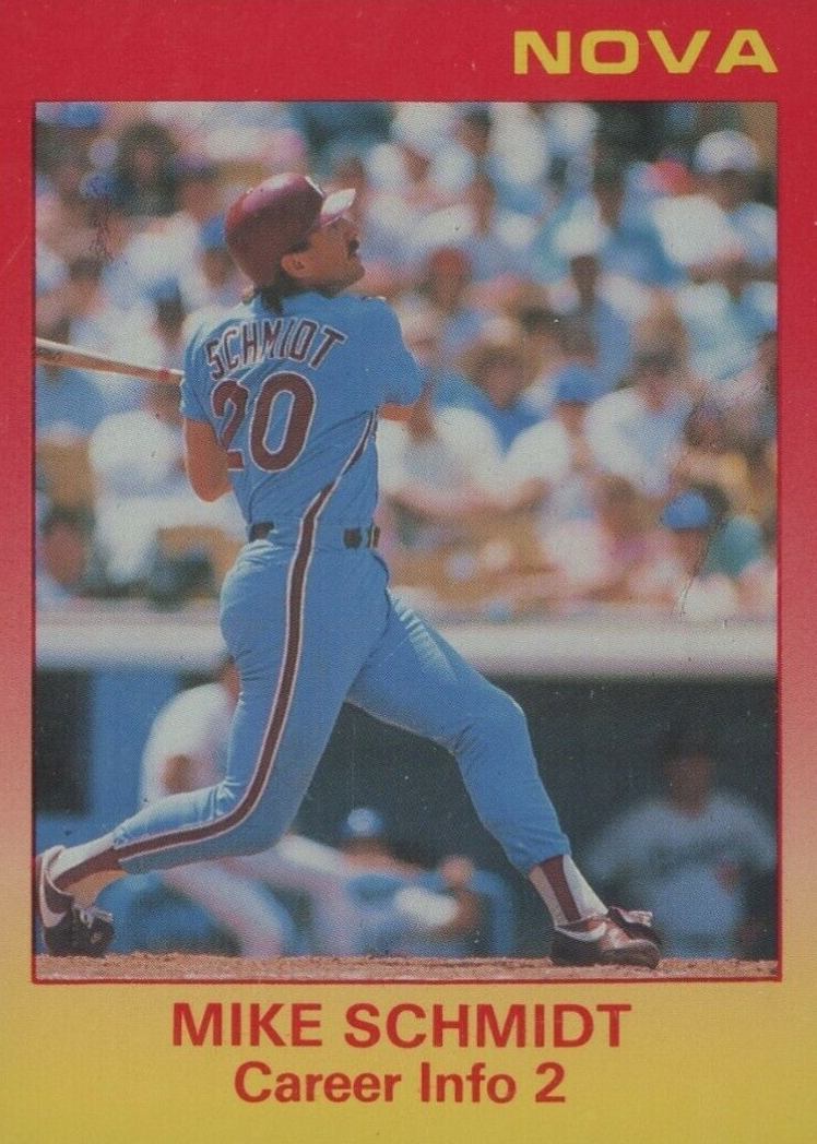 1988 Star Nova Edition Mike Schmidt #130 Baseball Card