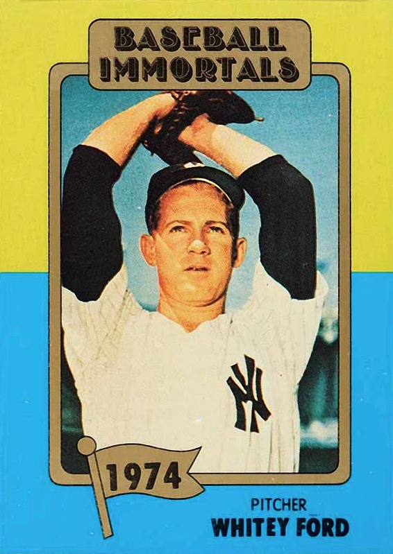 1980 Baseball Immortals Whitey Ford #144 Baseball Card