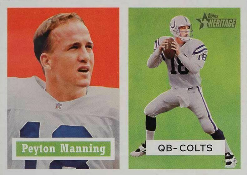 2002 Topps Heritage  Peyton Manning #86 Football Card
