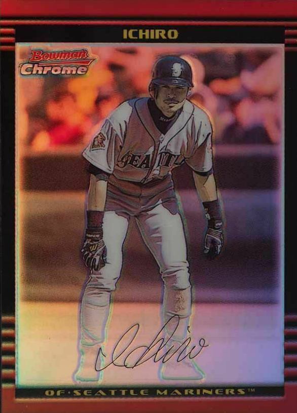 2002 Bowman Chrome Ichiro #51 Baseball Card