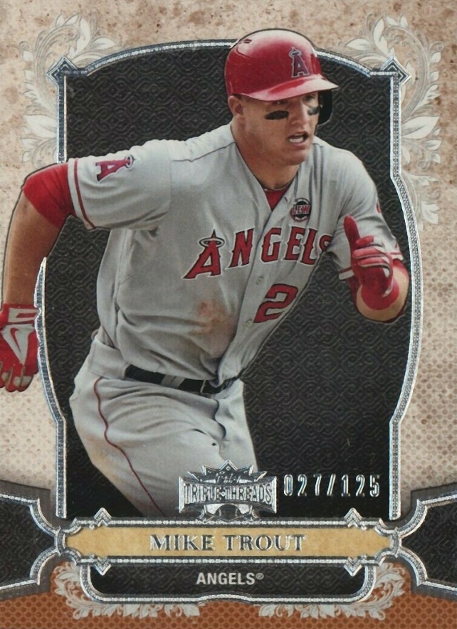 2014 Topps Triple Threads Mike Trout #1 Baseball Card
