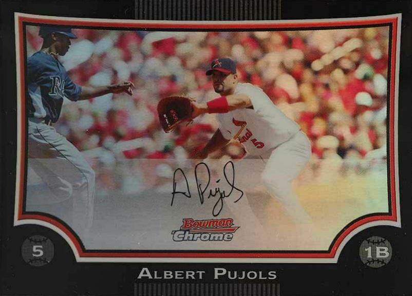 2009 Bowman Chrome Albert Pujols #2 Baseball Card
