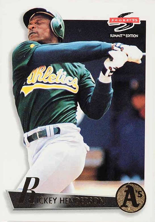 1995 Summit Rickey Henderson #54 Baseball Card