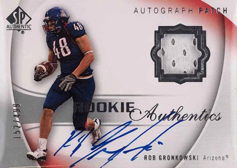 2010 SP Authentic  Rob Gronkowski #128 Football Card
