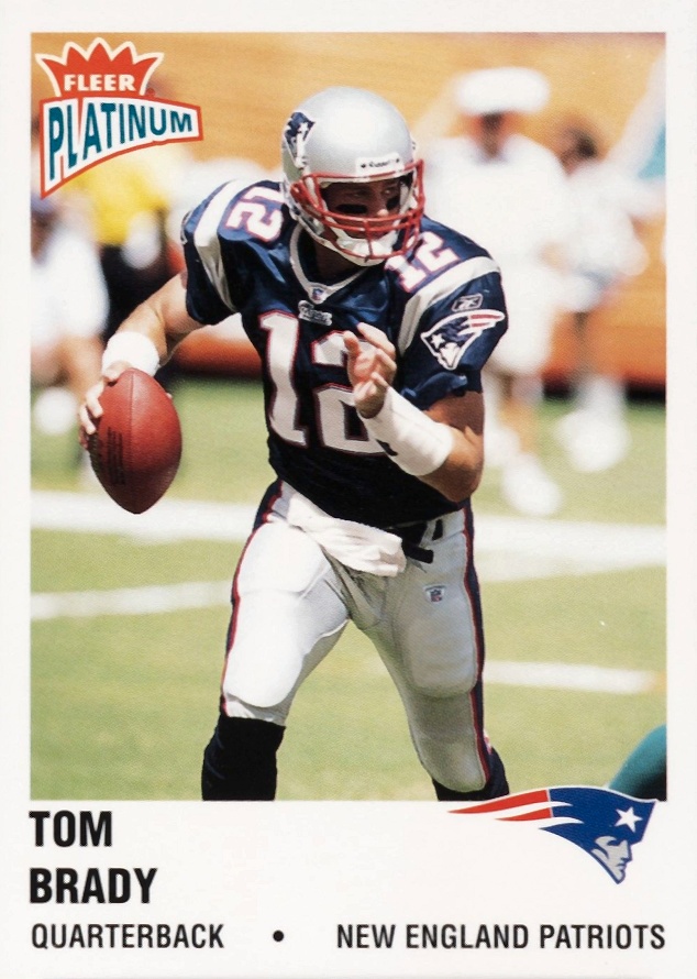 2003 Fleer Platinum Tom Brady #138 Football Card