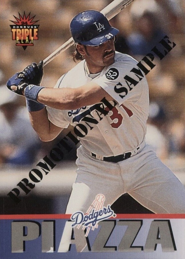 1994 Donruss Triple Play Mike Piazza #6 Baseball Card