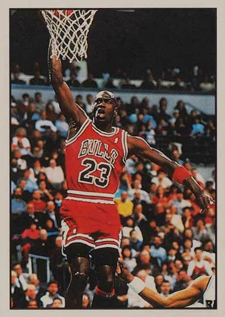 1990 Panini Spanish Sticker Michael Jordan #61 Basketball Card