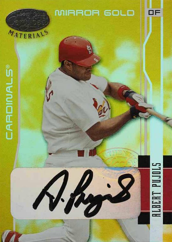 2003 Leaf Certified Materials Albert Pujols #173 Baseball Card