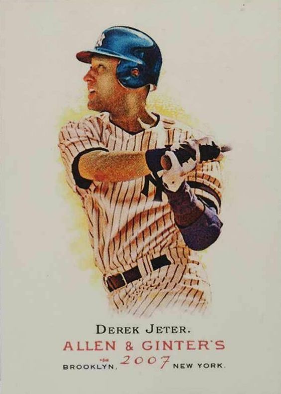 2007 Topps Allen & Ginter Derek Jeter #150 Baseball Card
