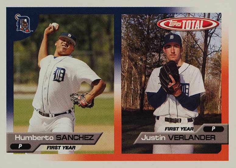 2005 Topps Total Humberto Sanchez/Justin Verlander #762 Baseball Card