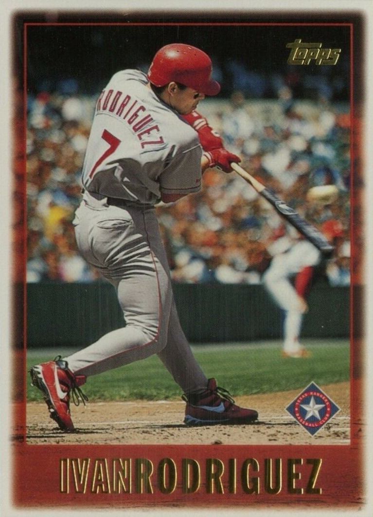 1997 Topps Ivan Rodriguez #340 Baseball Card
