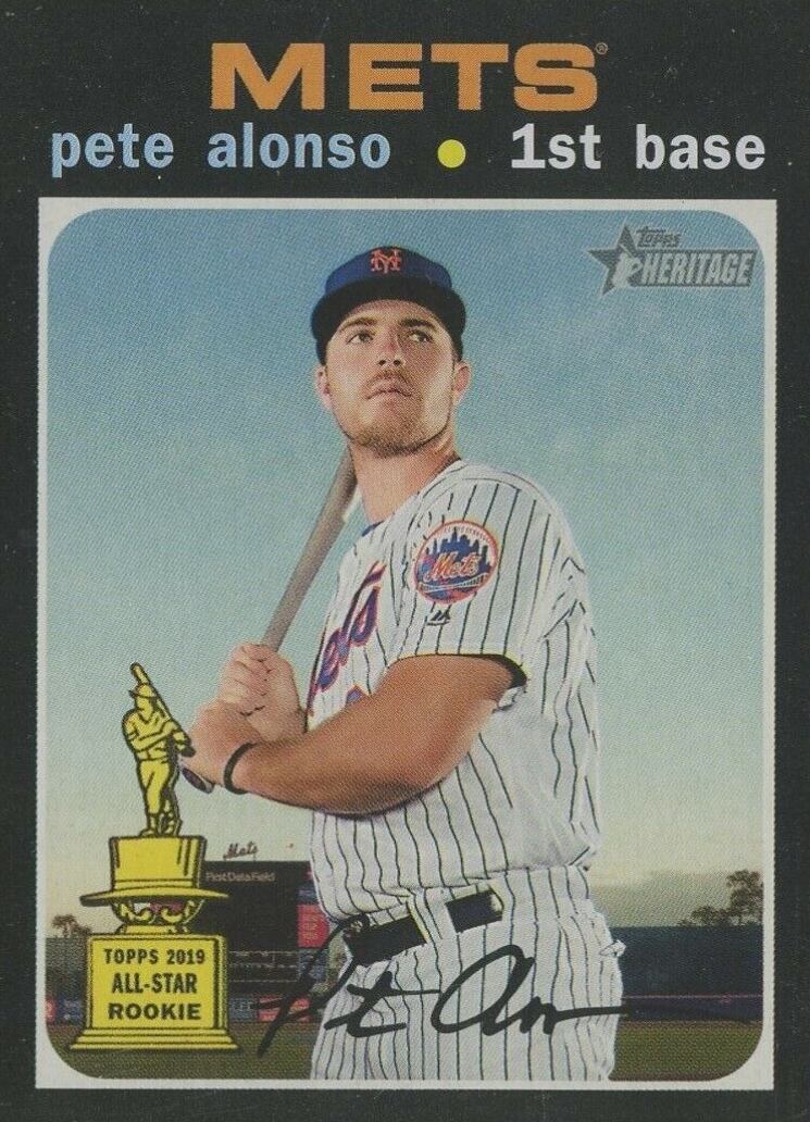 2020 Topps Heritage Pete Alonso #457 Baseball Card