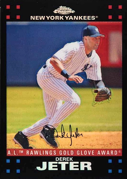 2007 Topps Chrome Derek Jeter #260 Baseball Card