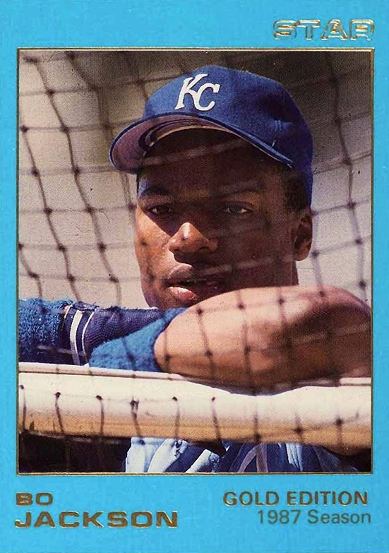 1988 Star Gold Edition Bo Jackson #86 Baseball Card