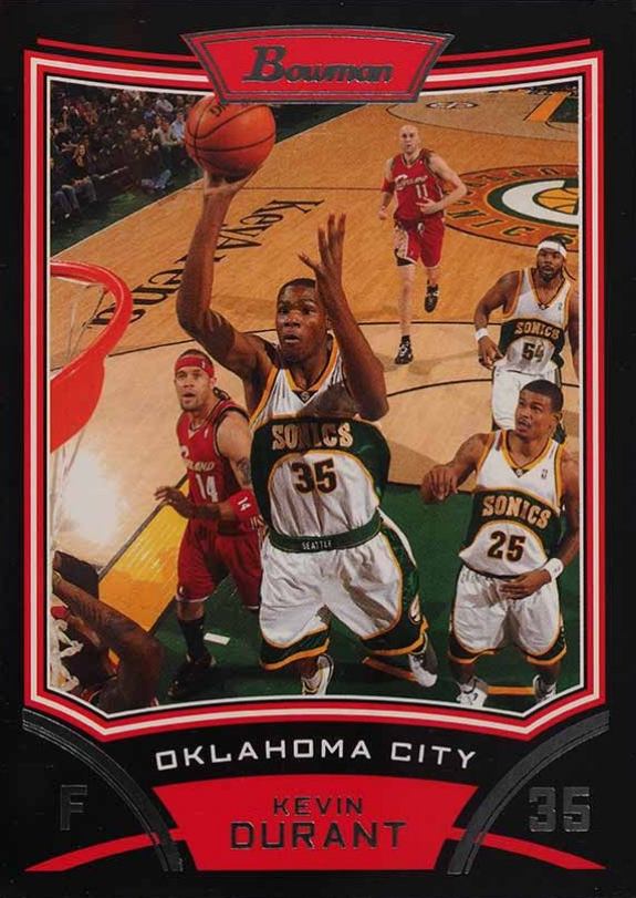 2008 Bowman Kevin Durant #69 Basketball Card