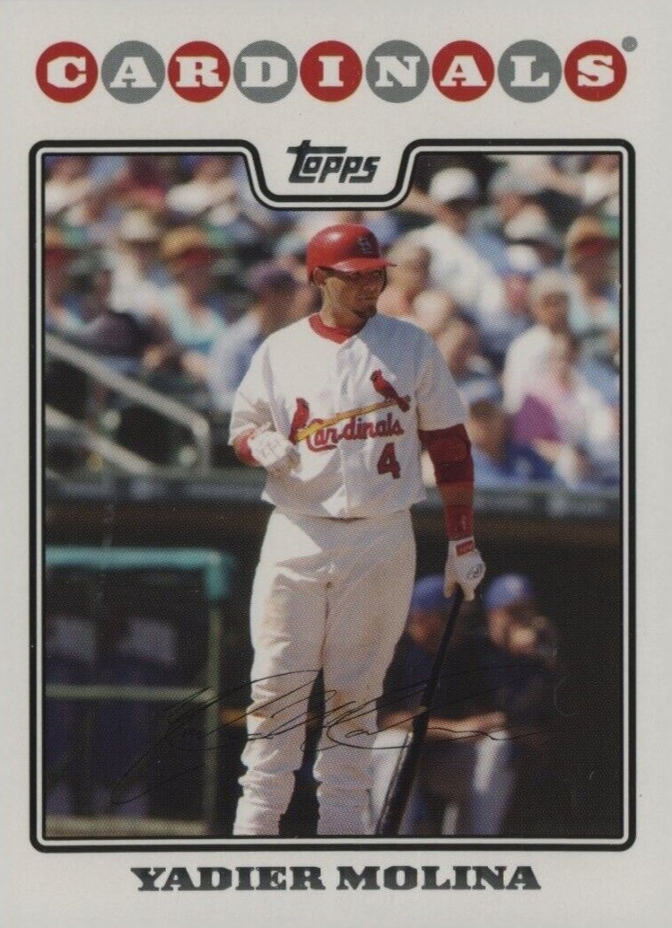 2008 Topps Yadier Molina #660 Baseball Card