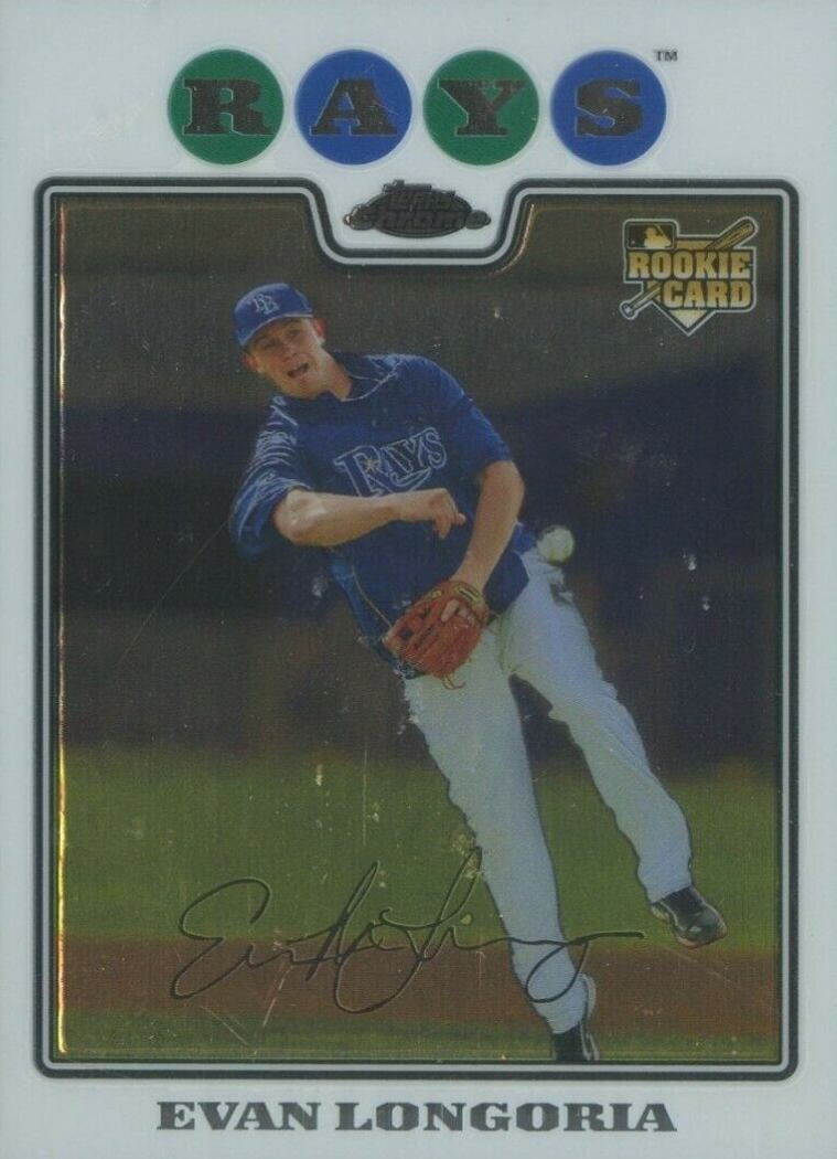 2008 Topps Chrome Evan Longoria #193 Baseball Card
