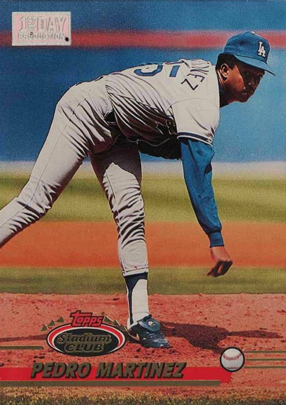 1993 Stadium Club 1st Day Production Pedro Martinez #365 Baseball Card