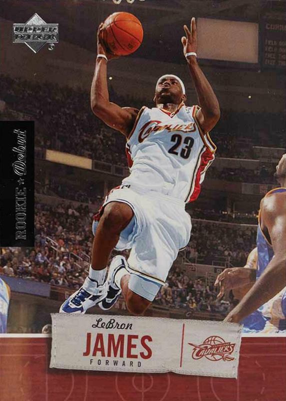 2005 Upper Deck Rookie Debut LeBron James #15 Basketball Card