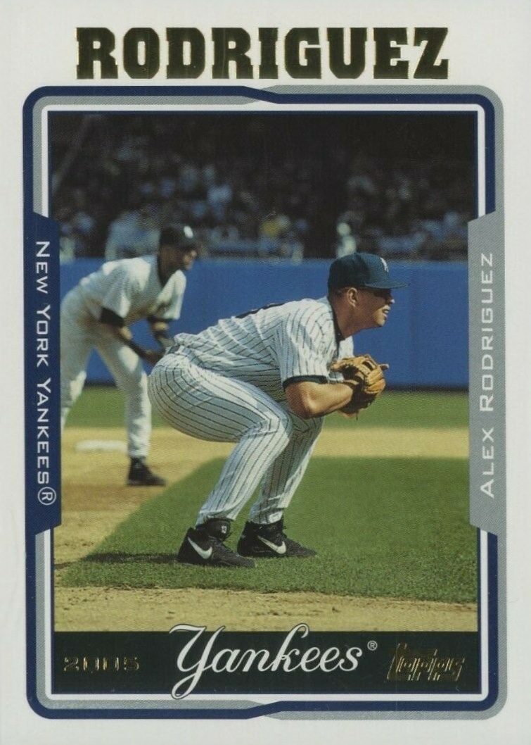 2005 Topps  Alex Rodriguez #1 Baseball Card