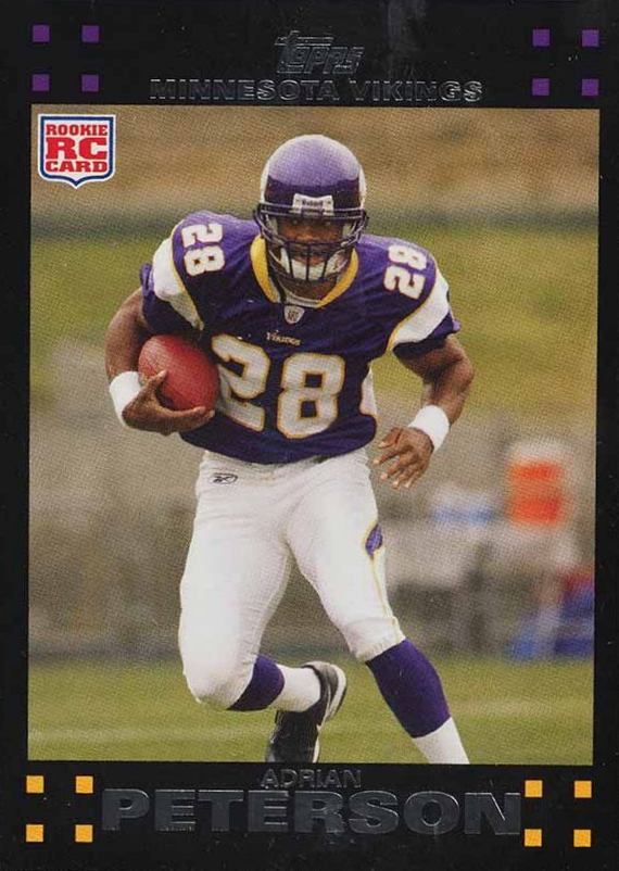 2007 Topps Adrian Peterson #301 Football Card