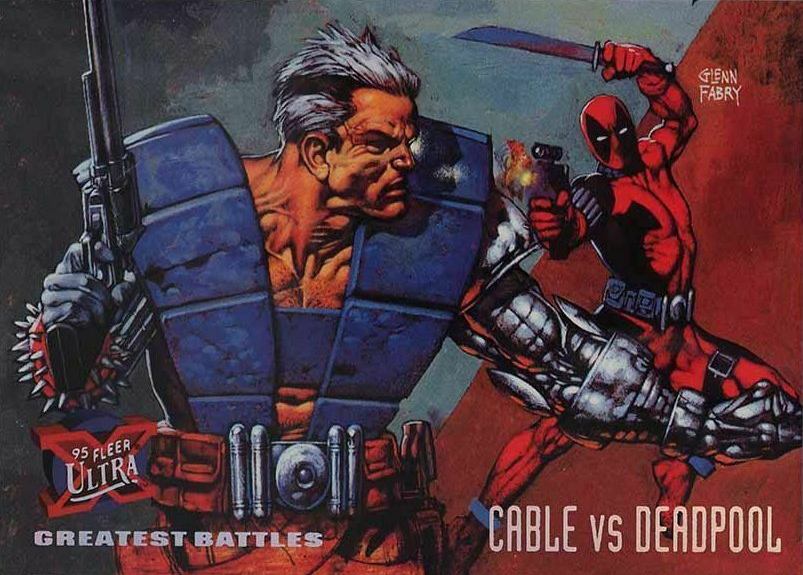 1995 Ultra X-Men Cable vs. Deadpool #127 Non-Sports Card