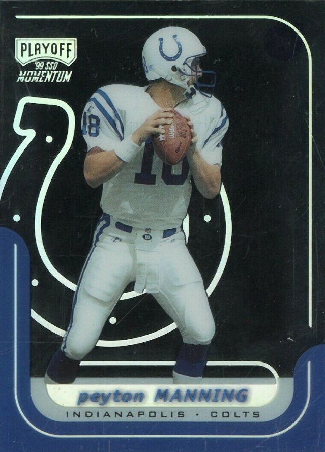 1999 Playoff Momentum  Peyton Manning #123 Football Card