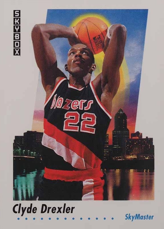 1991 Skybox Clyde Drexler #579 Basketball Card