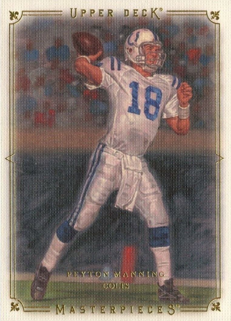 2008 Upper Deck Masterpieces Peyton Manning #68 Football Card