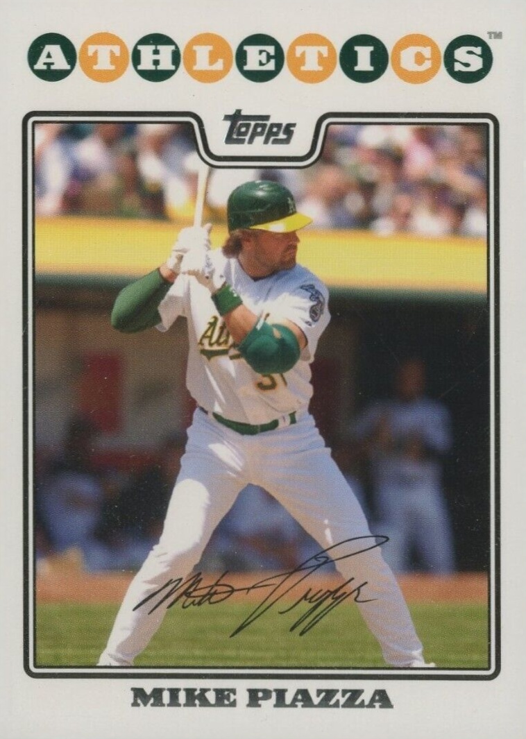 2008 Topps Mike Piazza #72 Baseball Card