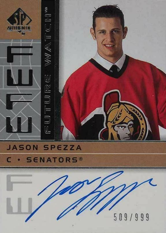 2002 SP Authentic Jason Spezza #191 Hockey Card