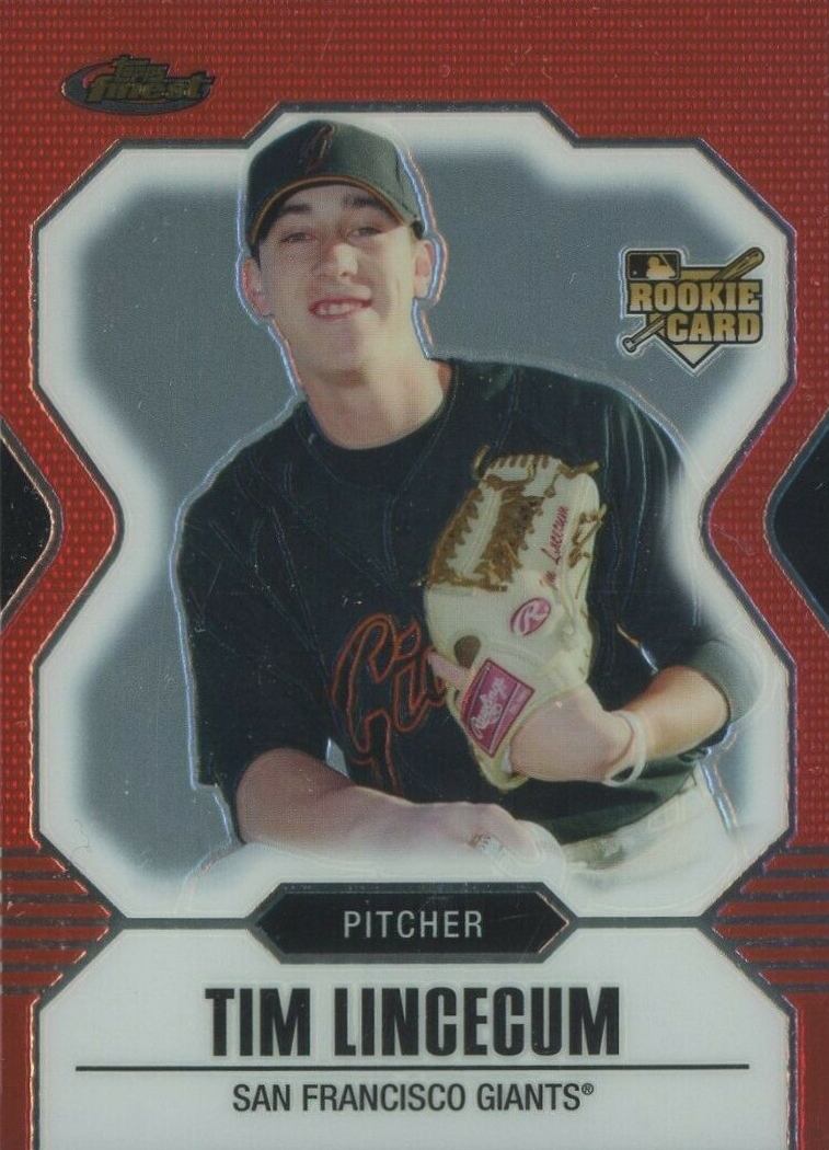 2007 Finest Tim Lincecum #4 Baseball Card
