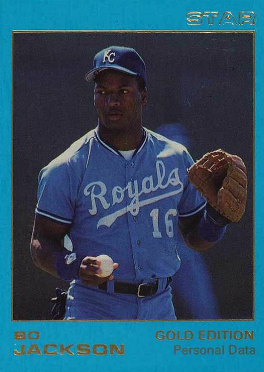 1988 Star Gold Edition Bo Jackson #89 Baseball Card