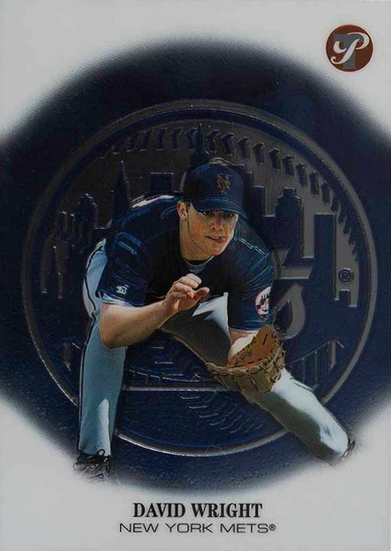 2002 Topps Pristine David Wright #166 Baseball Card