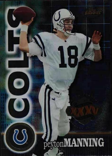 2000 Finest Peyton Manning #56 Football Card